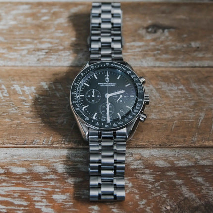 Nuovo Orologio Cronografo da Uomo PAGANI DESIGN 2026, Orologio al Quarzo di Lusso per Uomo con Vetro Zaffiro AR, Impermeabile, Spedizione Locale