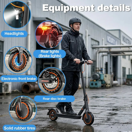 Monopattino Elettrico per Adulti TODIMART K3, Motore 350W, Batteria 36V 7.8Ah, Autonomia 35KM, Pieghevole, Controllo APP, Display LED, Pneumatici a Nido d'Ape, Cruise Control, E-Scooter per Pendolari Urbani