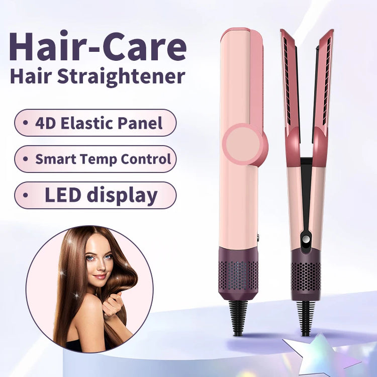 SenCiciMen 2 in 1 Air Straightener & Hair Dryer Negative Ion Flat Iron Salon-Quality Results For Lock in Moisture & Shine Hair Hot Styling Tools For Women Gift