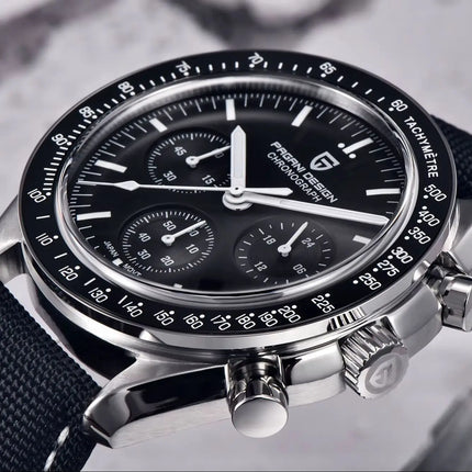 PAGANI DESIGN 2026 Nuovo Orologio da Uomo di Lusso al Quarzo con Funzione Luna, Vetro Zaffiro, Cronografo - Spedizione Locale nell'UE