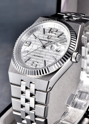 PAGANI DESIGN Nuovo orologio da uomo, orologio automatico di lusso da uomo, orologio meccanico, orologio con protezione AR, zaffiro brillante, spedizione locale