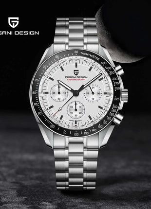 PAGANI DESIGN Nuovo PD1701 Orologio da Uomo di Lusso al Quarzo Cronografo Sportivo con Vetro Zaffiro Impermeabile Spedizione Locale