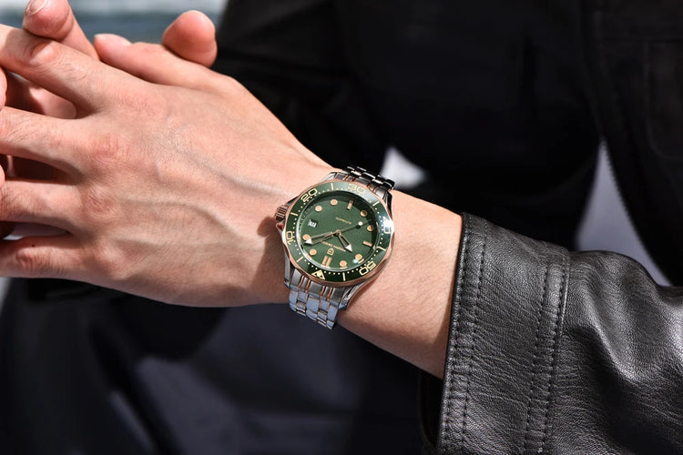 PAGANI DESIGN 2026 Nuovo Orologio da Uomo 007 di Lusso Meccanico Automatico Subacqueo Impermeabile con Vetro Zaffiro AR e Lancette Luminose Spedizione Locale