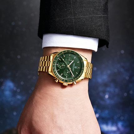 Nuovo Orologio da Uomo PAGANI DESIGN V6 Moon 2026, Orologio al Quarzo di Lusso, Cronografo Sportivo VK63, Vetro Zaffiro AR, Impermeabile, Luminoso, Regalo
