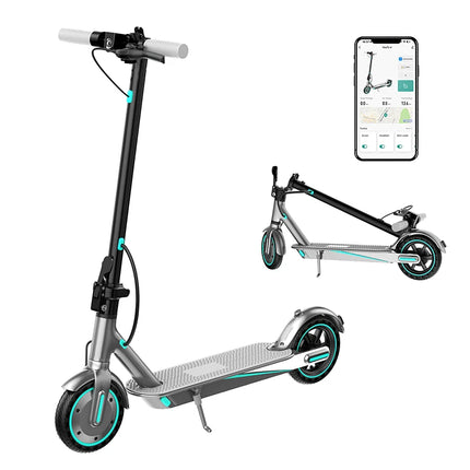HiQiS V8 E-Scooter 350W Motore 36V 10.5Ah 30KMH Velocità 30KM Lungo Raggio 8.5 pollici A Nido D'ape Pneumatico Pieghevole Scooter Elettrico Per Adulti