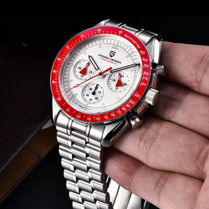 PAGANI DESIGN Moon ST6 Orologio Automatico di Lusso da Uomo, Orologio Business da Uomo, Orologio Meccanico, Luminoso, Vetro Zaffiro, Cinturino in Nylon, Consegna Locale UE 2026