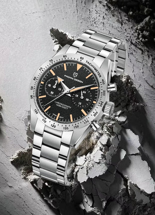 Nuovo Orologio da Uomo PAGANI DESIGN 2026, Orologio al Quarzo da Pilota, Cronografo Sportivo in Acciaio Inossidabile, Spedizione Locale