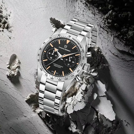 Nuovo Orologio da Uomo PAGANI DESIGN 2026, Orologio al Quarzo da Pilota, Cronografo Sportivo in Acciaio Inossidabile, Spedizione Locale