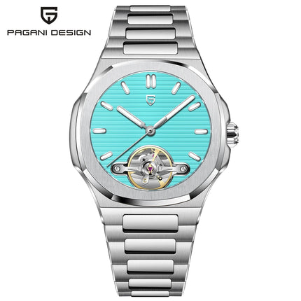 Nuovo Orologio Meccanico da Uomo PAGANI Whirlpool DESIGN 2026, Orologio Automatico di Lusso di Alta Gamma per Uomo, Scheletrato, Luminoso, con Vetro Zaffiro AR Protettivo, in Acciaio Inossidabile, Leggero