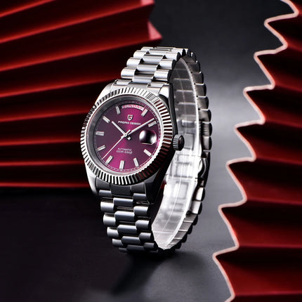 PAGANI DESIGN 2026 Nuovo orologio automatico di lusso DD40 da uomo, orologio da polso meccanico da uomo, acciaio inossidabile, impermeabile, vetri in zaffiro AR, spedizione locale