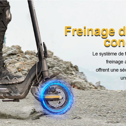 TODIMART X5S scooter elettrici per adulti doppio motore 2000W 48V 18.2Ah velocità 50 km/h pneumatico fuoristrada pieghevole 10" platinumshop