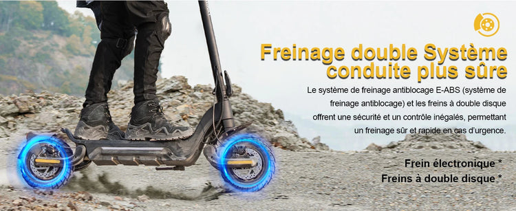 TODIMART X5S scooter elettrici per adulti doppio motore 2000W 48V 18.2Ah velocità 50 km/h pneumatico fuoristrada pieghevole 10" platinumshop