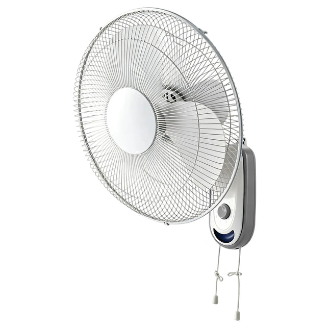 Ventilatore da parete, ventilatore da parete bianco ad alto flusso, ventilatore regolabile a 3 velocità per casa, ufficio e garage