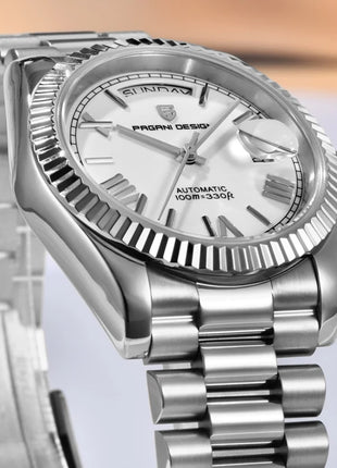 Nuovo orologio da uomo DESIGN PAGANI, orologio automatico di lusso per uomo, orologio meccanico da uomo, vetro zaffiro AR con data, consegna locale UE