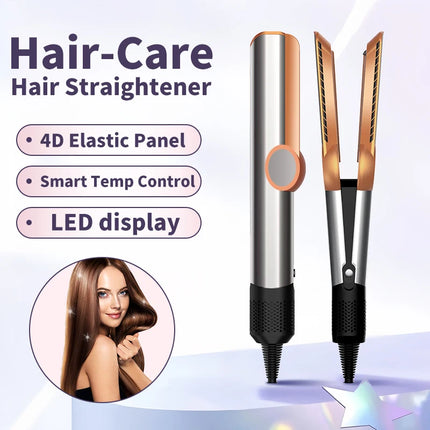 SenCiciMen 2 in 1 Air Straightener & Hair Dryer Negative Ion Flat Iron Salon-Quality Results For Lock in Moisture & Shine Hair Hot Styling Tools For Women Gift