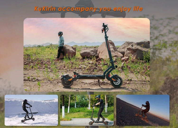 Scooter elettrico KuKirin G2 Master (versione 2025, motore 1000 W*2, batteria 52 V 20,8 Ah, pneumatici da 10 pollici, velocità massima 60 km/h, portata 70 km