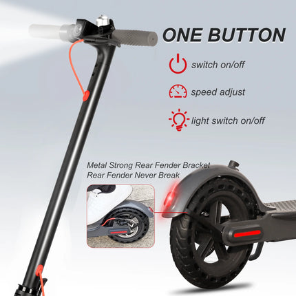 Monopattino Elettrico SUNNIGOO N7PRO 2026 Aggiornato con APP Smart, Motore Potente da 350W, Autonomia 36V 30KM, Freno Doppio, per Adulti e Studenti - Idea Regalo