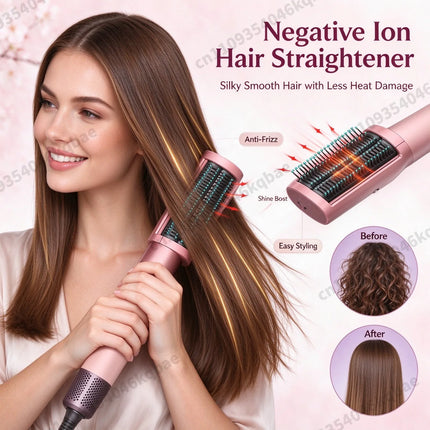 SenCiciMen 6-in-1 Air Multi-Styler 110,000 RPM High-Speed Hair Dryer Brush with Auto-Wrap Curlers Hair Styling Tool Fast Drying, Curling, Volumizing &  Smooth Blowouts and Frizz Gift for Women