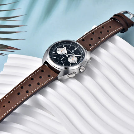 Orologio da Uomo Retrò PAGANI DESIGN 2026 Nuova Collezione, Cronografo al Quarzo, Vetro Zaffiro Giapponese VK63, Spedizione Locale