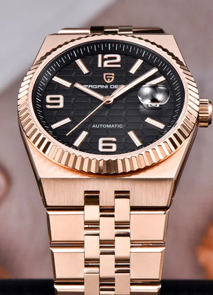 Nuovo Orologio da Uomo PAGANI DESIGN 2026, Orologio Automatico di Lusso, Meccanico, con Vetro Zaffiro AR, Luminoso, Durevole, in Acciaio Inossidabile