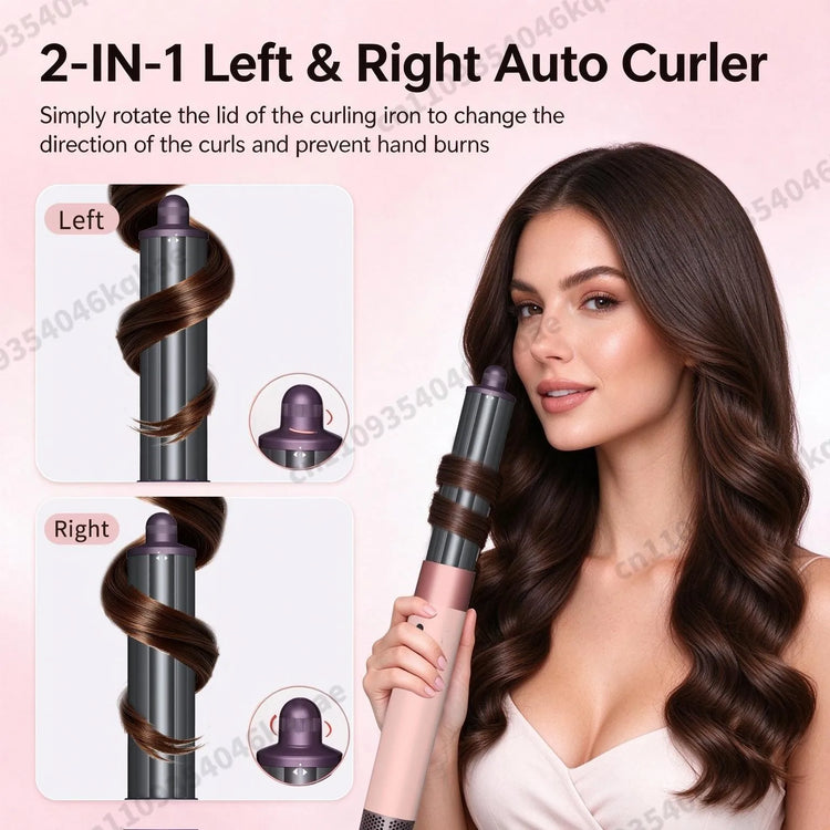 SenCiciMen 6 in 1 Air Styler Negative Ion Hair Dryer For Auto CurlingHair Styling Tools For Fast Drying,Curling,Volumizing & Smooth Best Gift for Women