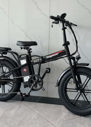 DEEPOWER G23 Bici Elettrica Pieghevole per Adulti, Motore ad Alta Coppia 90N·m, Batteria LG 48V 35Ah, Freni a Disco Meccanici, Pneumatici Fat 20×4.0, E-Bike Fuoristrada a Lunga Autonomia