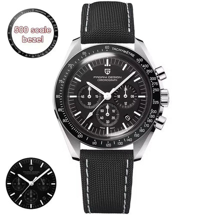 Nuovo Orologio da Uomo PAGANI DESIGN V6 Moon 2026, Orologio al Quarzo di Lusso, Cronografo Sportivo VK63, Vetro Zaffiro AR, Impermeabile, Luminoso, Regalo