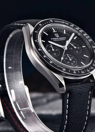 PAGANI DESIGN 2026 Nuovo Orologio da Uomo di Lusso al Quarzo con Funzione Luna, Vetro Zaffiro, Cronografo - Spedizione Locale nell'UE
