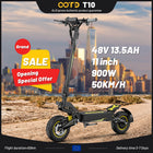 Monopattino elettrico OOTD T10 Peak Engine 900W 48V 13.5AH per città, con set LED, per ruote da 11 pollici