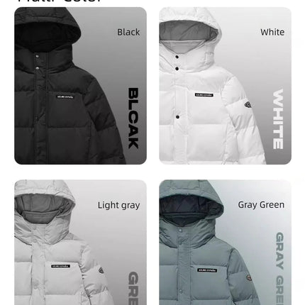 Kelme Long Down Men Winter Jacket Hooded Warm Windproof Couple Camping Equipment Paragraph Down Coat Jacket Women Утепленный