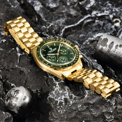 Nuovo Orologio da Uomo PAGANI DESIGN V6 Moon 2026, Orologio al Quarzo di Lusso, Cronografo Sportivo VK63, Vetro Zaffiro AR, Impermeabile, Luminoso, Regalo