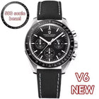 PAGANI DESIGN Nuovo Orologio da Uomo di Lusso al Quarzo con Vetro Zaffiro AR, Cronografo Sportivo Impermeabile 500 ATM, Movimento Giapponese, Luminoso, in Acciaio 316L