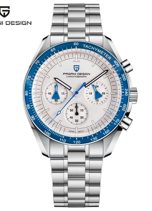 Nuovo orologio da uomo PAGANI DESIGN Saturn, orologio al quarzo di lusso da uomo, cronografo sportivo, vetro zaffiro AR, vetro ceramico luminoso, impermeabile, acciaio inossidabile, regalo ideale