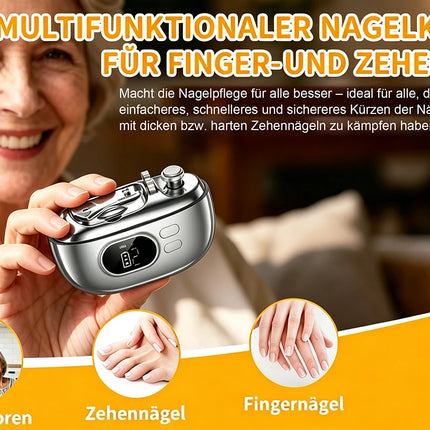 4-in-1 Electric Nail Clippers Suitable for Fingernails and Toenails