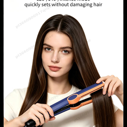 SenCiciMen 2 in 1 Air Straightener & Hair Dryer Negative Ion Flat Iron For Lock in Moisture & Shine Hot Styling Tools Salon-Quality Results For Women Gift
