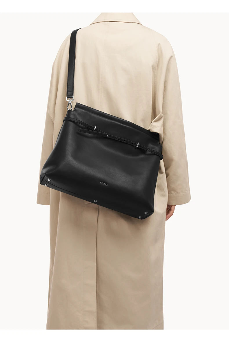 BAFELLI Borsa tote sotto le ascelle - Borsa da viaggio morbida in pelle ispirata a tracolla da donna Borsa a tracolla leggera dal design compatto