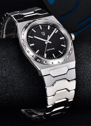 PAGANI DESIGN 2026 Nuovo Orologio al Quarzo Sottile da Uomo 7MM VJ21 37MM Zaffiro Acciaio Inossidabile Impermeabile 10Bar Luminoso C3 Reloj Hombre