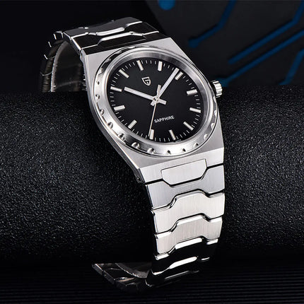 PAGANI DESIGN 2026 Nuovo Orologio al Quarzo Sottile da Uomo 7MM VJ21 37MM Zaffiro Acciaio Inossidabile Impermeabile 10Bar Luminoso C3 Reloj Hombre