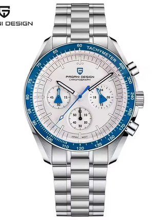 PAGANI DESIGN Nuovo Orologio da Uomo di Lusso al Quarzo con Vetro Zaffiro AR, Cronografo Sportivo Impermeabile 500 ATM, Movimento Giapponese, Luminoso, in Acciaio 316L