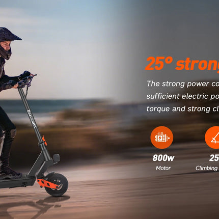 SUNNIGOO Scooter elettrico per adulti Motore da 800 W Batteria 48V15AH Escooter fuoristrada 10 "Pneumatico fuoristrada E-Scooter pieghevole per tutti i terreni
