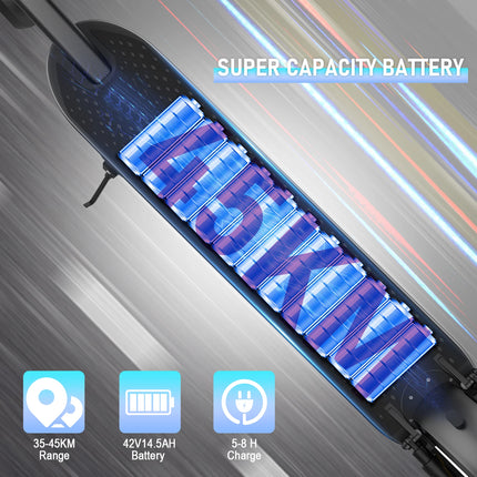 JUICEASE MAX4 Pro 800W Scooter Elettrico Smart APP 35-45KM Gamma Adulti Scooter Elettrico Doppio Ammortizzatore Pieghevole Escooter