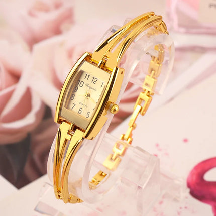I più nuovi braccialetti per orologi da polso da donna Orologi da donna in acciaio inossidabile di moda Orologio da donna al quarzo Orologi Reloj Mujer platinumshop