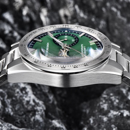 Orologio da Uomo Retrò PAGANI DESIGN 2026, Orologio al Quarzo con Display Lunare, Nuovo Orologio Sportivo Cronografo AR Sapphire VK64, Spedizione Locale