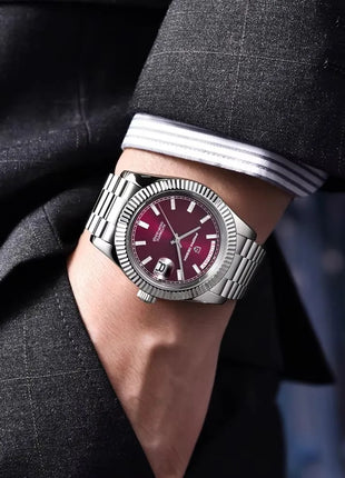 Nuovo Orologio Meccanico da Uomo PAGANI DESIGN DD40 2026, Orologio Automatico di Lusso con Vetro Zaffiro AR, Data, Impermeabile, in Acciaio Inossidabile, Regalo per Uomo