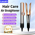 SenCiciMen 2 in 1 Air Straightener & Hair Dryer Negative Ion Flat Iron For Lock in Moisture & Shine Hot Styling Tools Salon-Quality Results For Women Gift