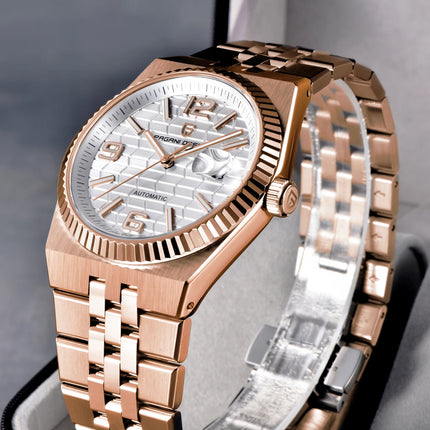Nuovo Orologio da Uomo PAGANI DESIGN 2026 - Orologio Automatico di Lusso, Orologio da Polso Meccanico da Uomo, Movimento Miyota 8215, Vetro Zaffiro AR, Resistente all'Acqua, Luminoso, con Datario, Ideale per Affari, Regalo