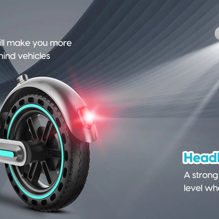 HiQiS V8 E-Scooter 350W Motore 36V 10.5Ah 30KMH Velocità 30KM Lungo Raggio 8.5 pollici A Nido D'ape Pneumatico Pieghevole Scooter Elettrico Per Adulti