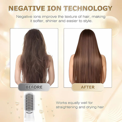 Fast Shipping 5-In-1 Hair Dryer Styling Set Professional Home Styling Tools Curling Iron Hot Air Comb Straightener Multifunctional Hair Salon