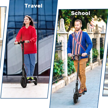 2026 Aggiorna AOVOPRO TX01 Smart APP Scooter elettrico 350W/500W Motore potente 36V25-45KM Gamma Adulti EScooter con doppio freno