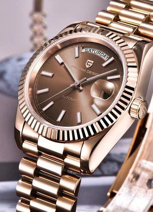 Nuovo orologio da uomo add36 PAGANI DESIGN, orologio automatico di lusso per uomo, orologio meccanico da lavoro, vetro zaffiro AR, impermeabile fino a 10 bar, spedizione locale.